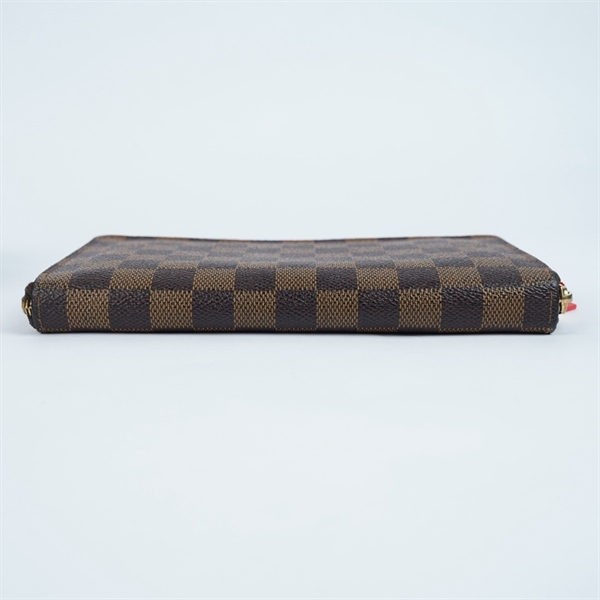 Ví LV zip ô vuông nâu (VI0026) (LT) KG+