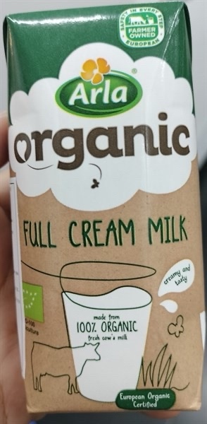 Sữa tươi Organic Arla 200ml nguyên kem