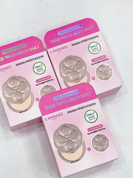 Phấn phủ canmake 10g + Tặng mini 5g TONE #ML