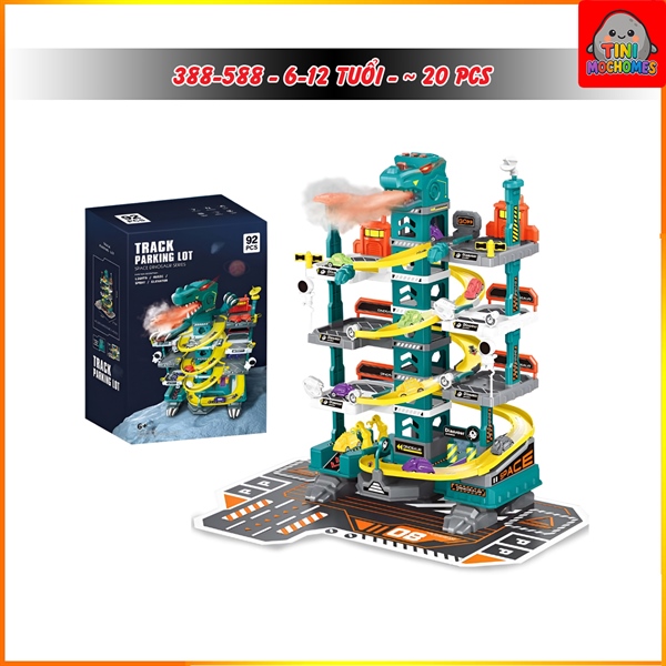 Đồ chơi bãi đỗ xe khủng long 388-588