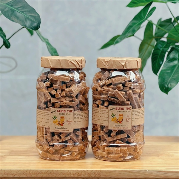 Gừng Thẻ Vị Nguyên Bản - Hũ 1kg