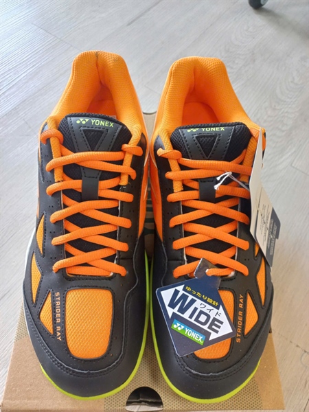 TL - GIÀY STRIDER RAY WIDE - Size 42 (Black Orange)