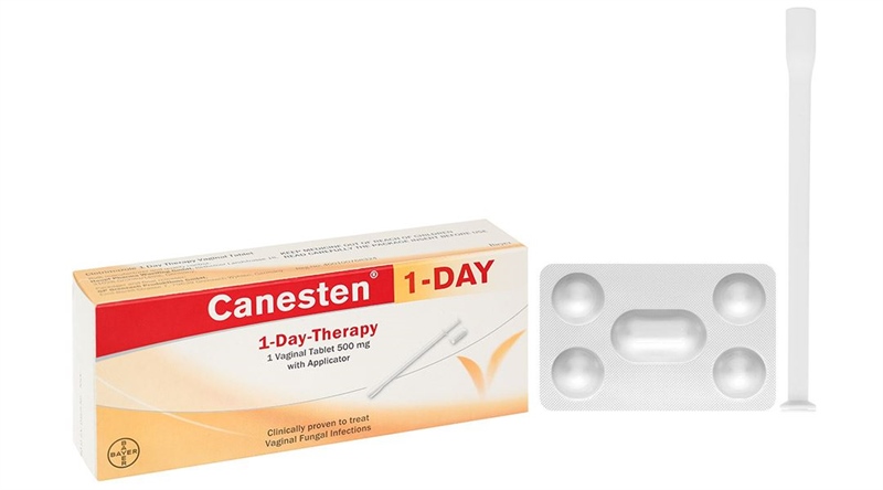 Thuốc Canesten 500mg Đức viên đặt phụ khoa (Hộp 1viên)