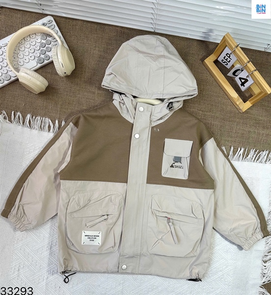 33291-Set áo nơ xanh + CV xếp ly rêu