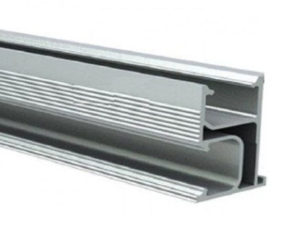 Thanh Rail nhôm gắn chân L mái tôn: 3.2m