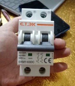 CB DC 25A 550VDC/600VDC 2P ETEK