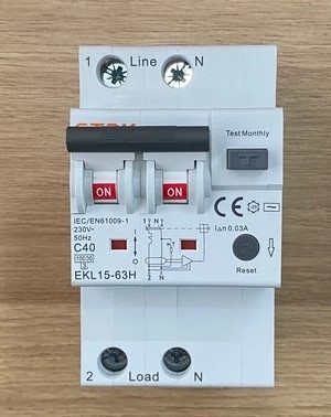 CB CHỐNG GIẬT RCBO 10KA 1P+N 40A 30mA ETEK