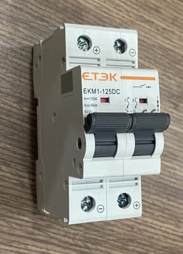 CB DC BATTERY 125A 2P EKM1 ETEK