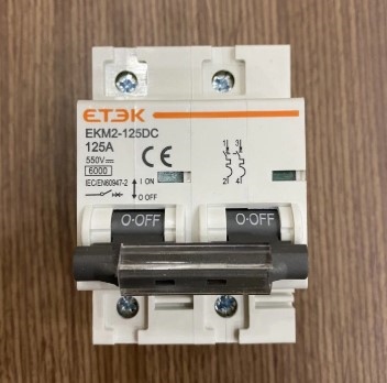 CB DC BATTERY 125A 2P EKM2 ETEK