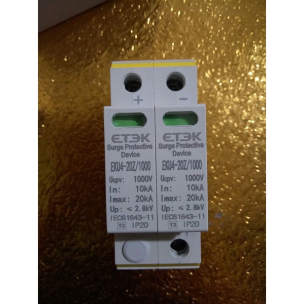 CẮT LỌC SÉT DC ETEK - SPD DC 20KA 2P 1000VDC