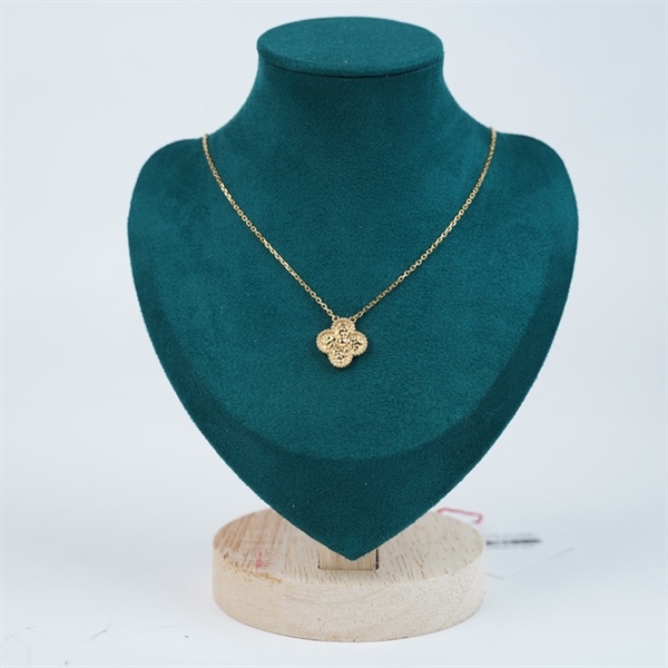 Dây chuyền Van Cleef Vintage hoa vàng (JG338626) (HC)+