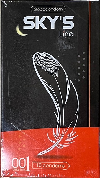 Bao cao su Sky's Line 001 Ultra Thin - Siêu mỏng (H* 10 cái) - An Phú