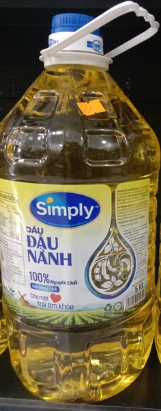 Dầu ăn Simply đậu nành 5L x 4