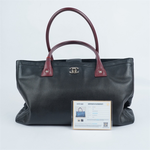 Túi Chanel Tote đen kèm pound (16569342) sz37 (PN) +