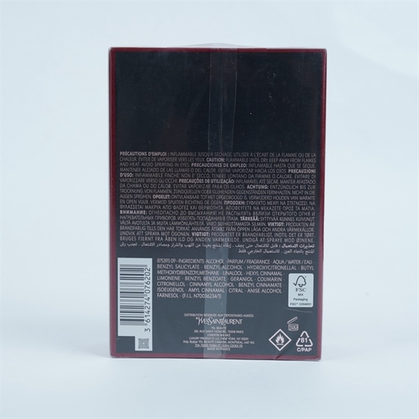 Nước hoa YSL Black Opium red EDP 90ml KG+