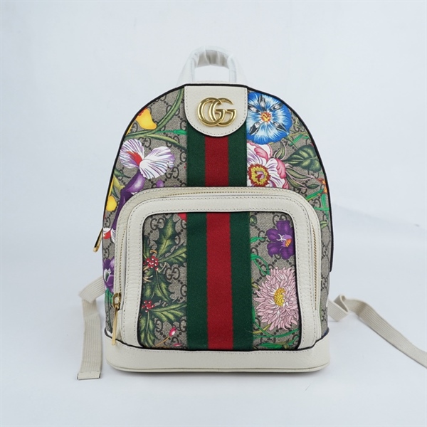 Balo GG xám in hoa (547965-493075) sz22-13-29 (PN) +