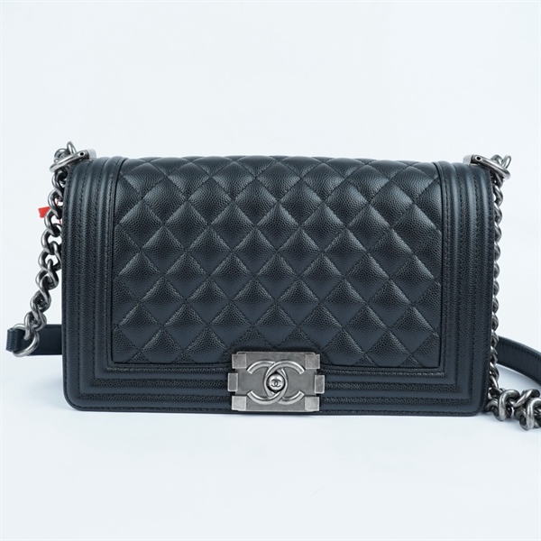 Túi Chanel Boy đen (EH4J8X4H) sz25 (BMC) +