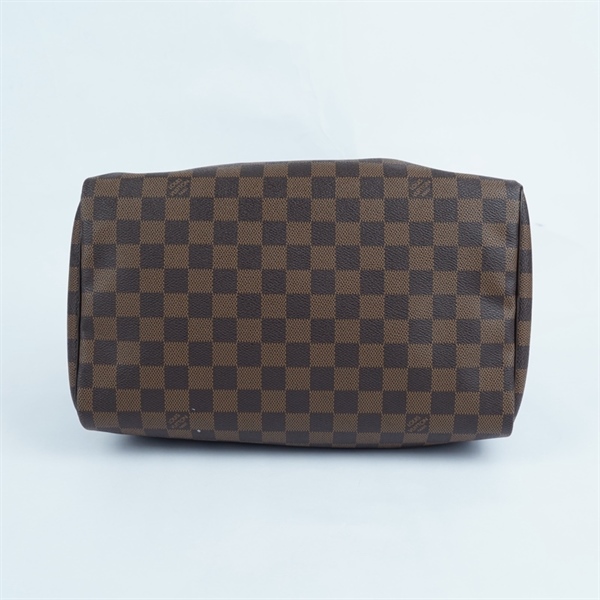 Túi LV Speedy ô vuông nâu kèm ô+ 2 chìa sz31 (PN) +