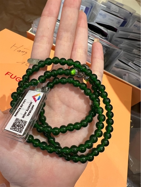 Chuỗi lục đế vương Gua 96 hạt ly6.10-5.97 (833868) KG+