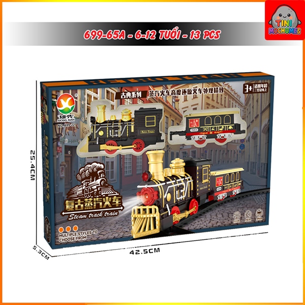 Đồ chơi tàu hỏa hơi nước cổ điển 699-65A