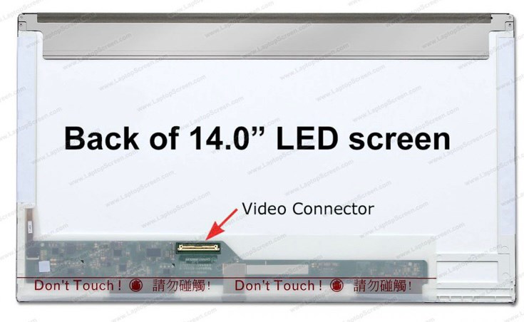 Màn hình laptop LED Slim 14” 30Pin HD không tai, full viền 12T (Đồng Tiến)