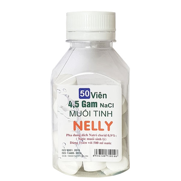 Viên muối tinh Nelly (Hộp 50 viên) - An Phú