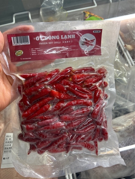 Ớt Đông lạnh