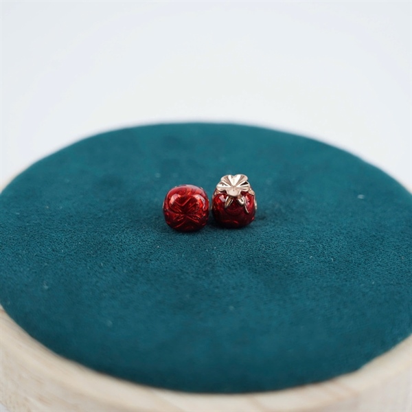 Charm vàng túi tiền đỏ bọc vàng CH250918