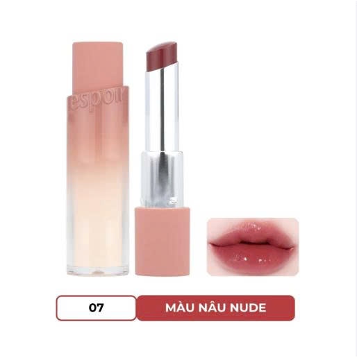 [Hàng Công Ty] ESPOIR Nowear Lipstick Balming Glow Son Bóng
