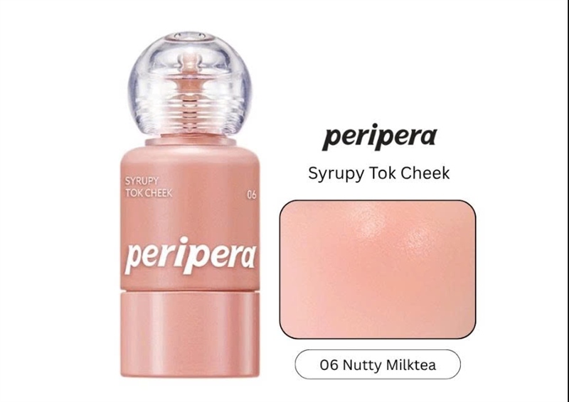 PERIPERA Syrupy Tok Cheek Má Hồng - 06 Nutty Milktea 9g F1