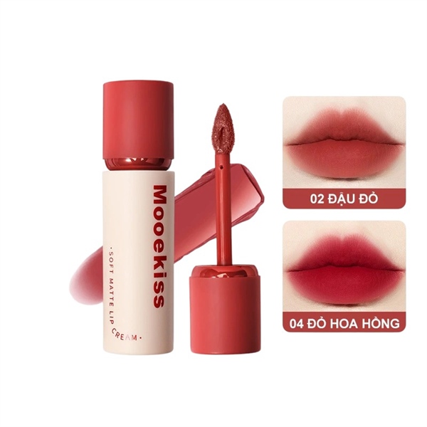 [Hàng Công Ty] MOOEKISS Soft Matte Lip Cream Son 04