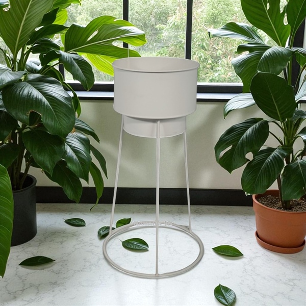 Khung + chậu tròn 2 đáy 25 x 25 x 47 (sắt 600 g)