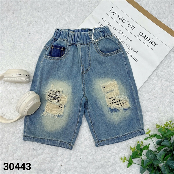 Quần Short jean bé trai