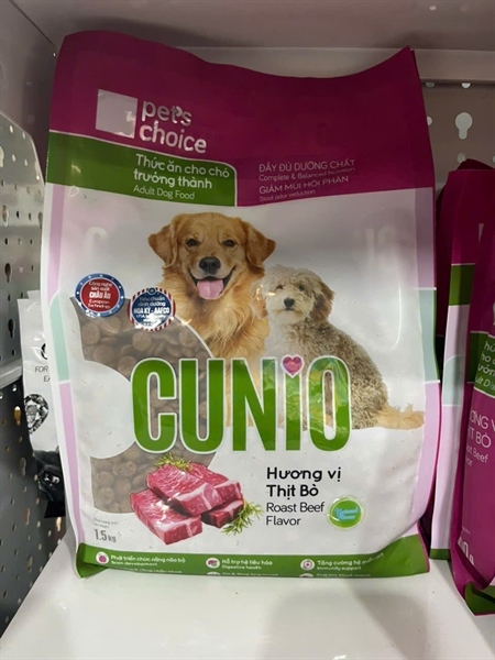 Hạt pet's choice cunio cho chó lớn vị bò
