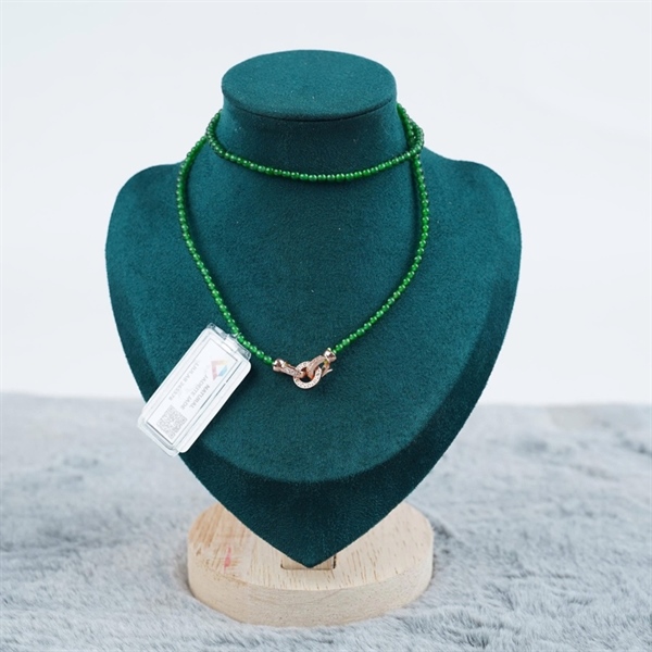 Chuỗi băng lục đế vương Gua 171 hạt ly3.25-2.94 (265578) KG+