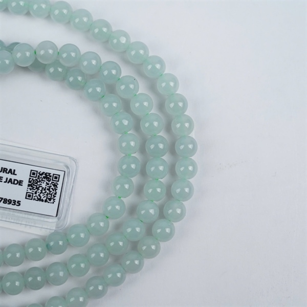 Chuỗi băng xanh nhạt My 118 hạt ly6.09-5.86 (878935) KG+