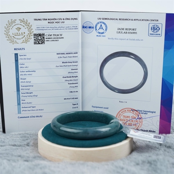 Vòng bản lam băng Gua 856995 KG+ size 59