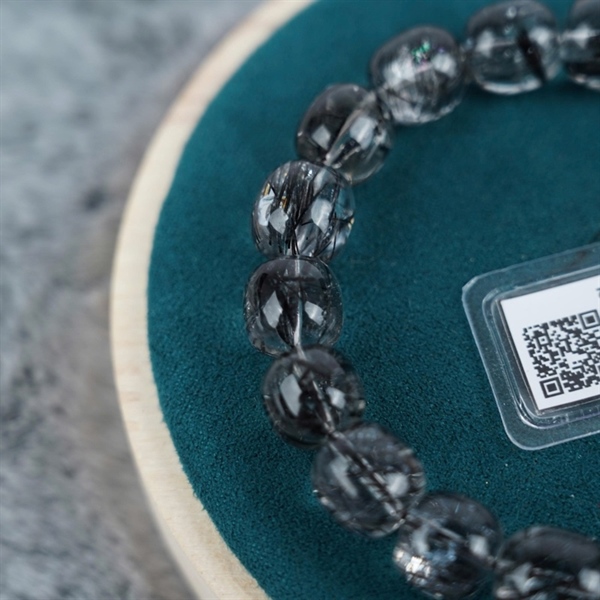 Vòng lu thống tóc đen 20 hạt ly10.75-9.88 (683932) KG+