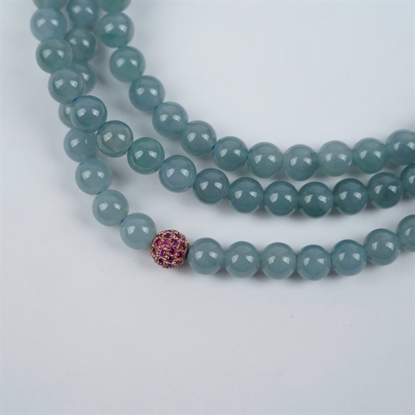 Chuỗi băng lam thiên ko My 114 hạt ly6.15-5.95 (839659) KG+