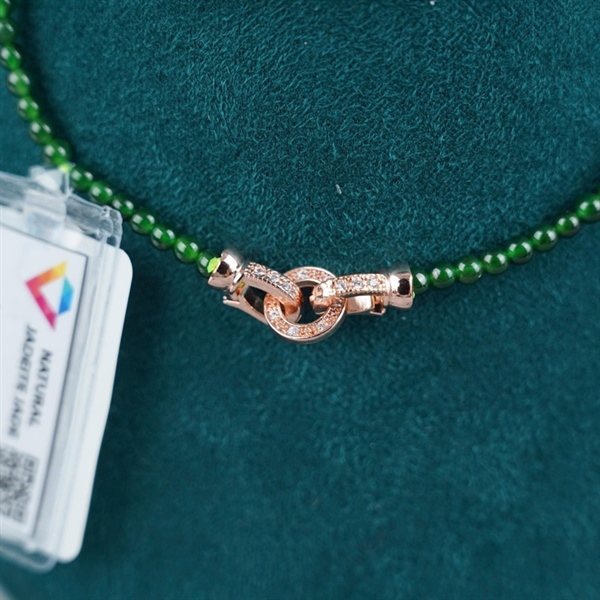 Chuỗi băng lục đế vương Gua172 hạt ly3.32-3.14 (447359) KG+