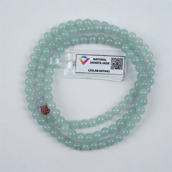 Chuỗi băng xanh nhạt My 116 hạt ly6.1-5.9 (697642) KG+