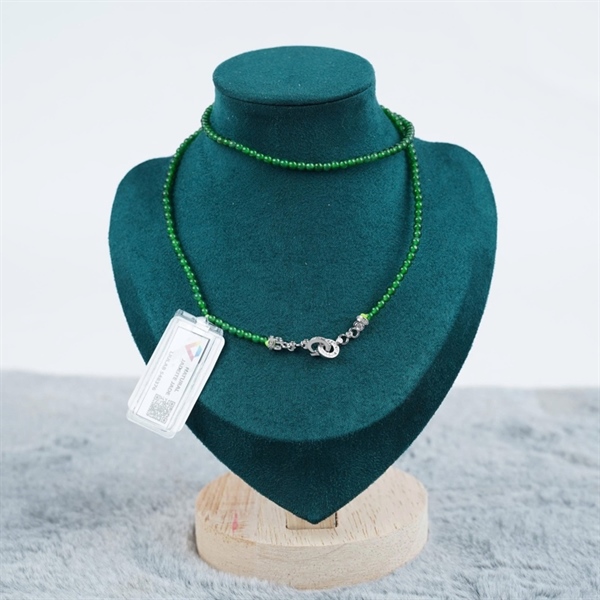 Chuỗi băng lục đế vương Gua 173 hạt ly3.24-3.09 (548376) KG+