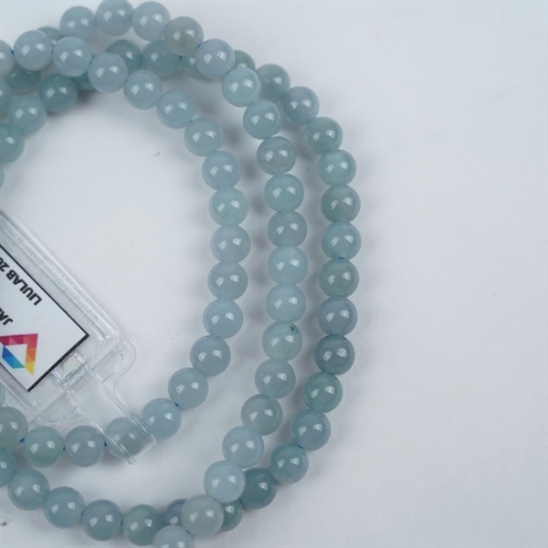 Chuỗi băng lam thiên ko My 108 hạt ly6.18-6.02 (267385) KG+