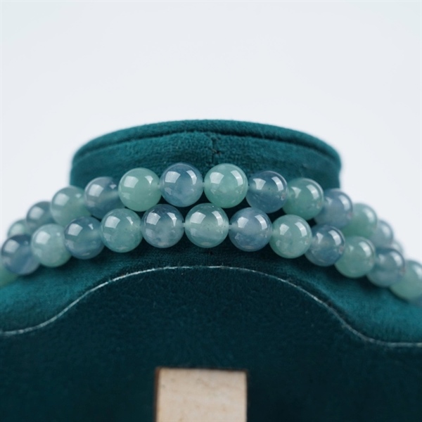 Chuỗi băng đa sắc lam Gua 85 hạt ly8.14-7.95 (434363) KG+