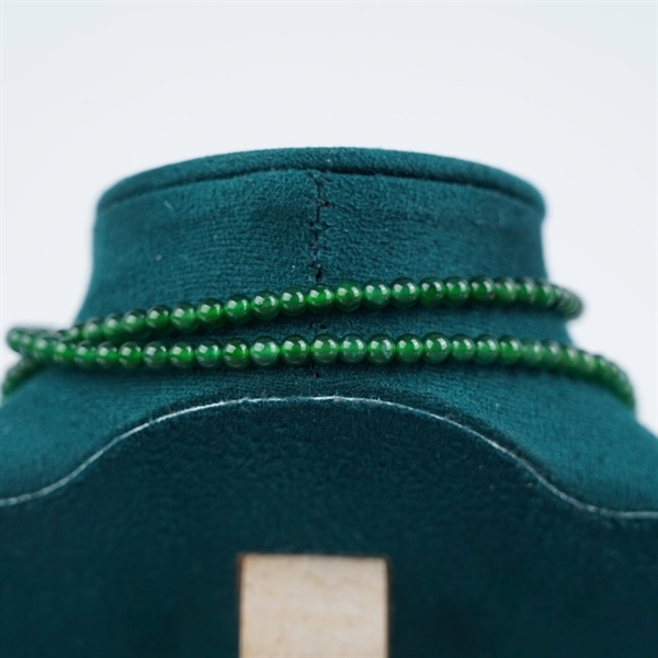 Chuỗi băng lục đế vương Gua 156 hạt ly3.59-3.25 (289723) KG+