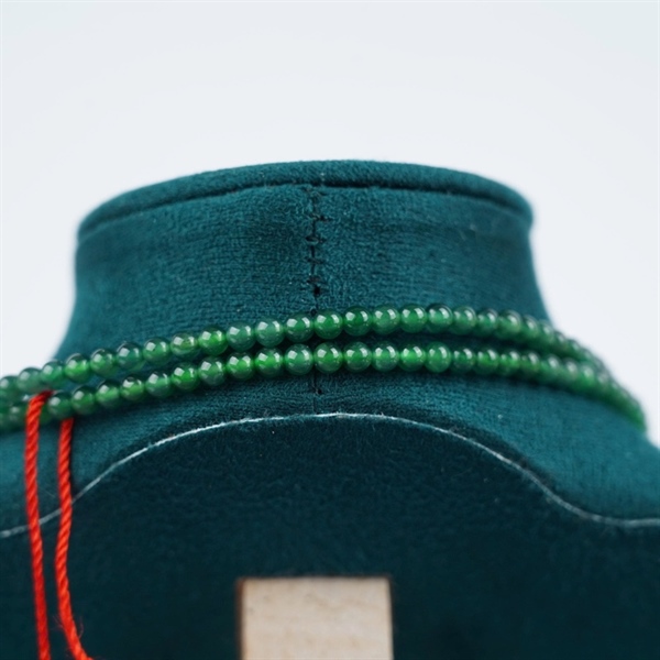 Chuỗi băng lục đế vương Gua 155 hạt ly3.35-3.3 (356744) KG+