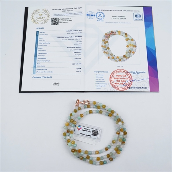 Chuỗi đa bảo My 141 hạt ly5.23-4.93 (289649) KG+