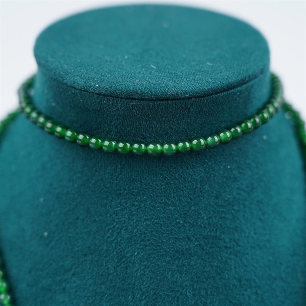 Chuỗi băng lục đế vương Gua 156 hạt ly3.59-3.25 (289723) KG+