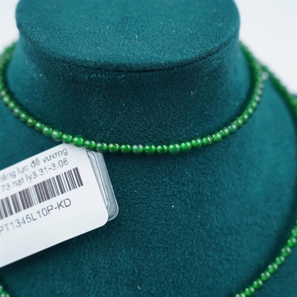 Chuỗi băng lục đế vương Gua 173 hạt ly3.31-3.06 (587453) KG+