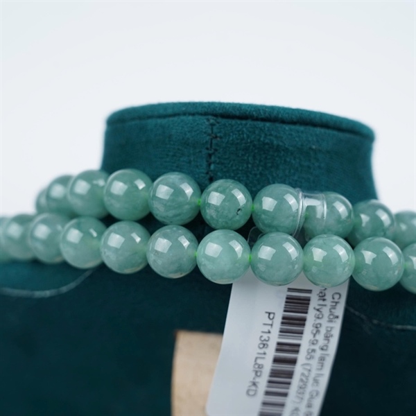 Chuỗi băng lam lục Gua 60 hạt ly9.95-9.55 (722937) KG+